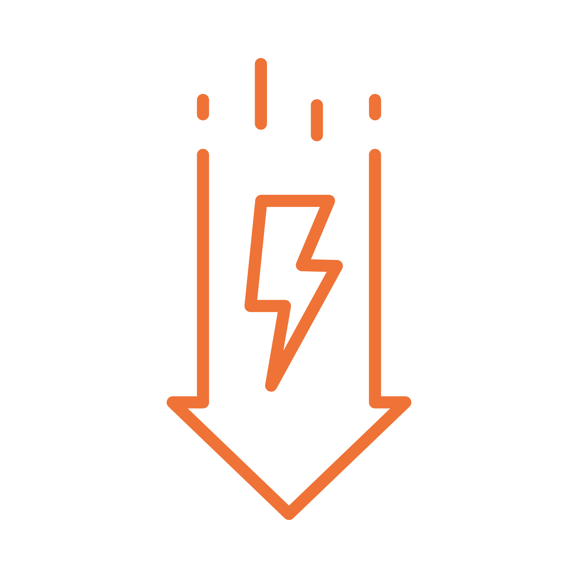 Lower electricity bills icon