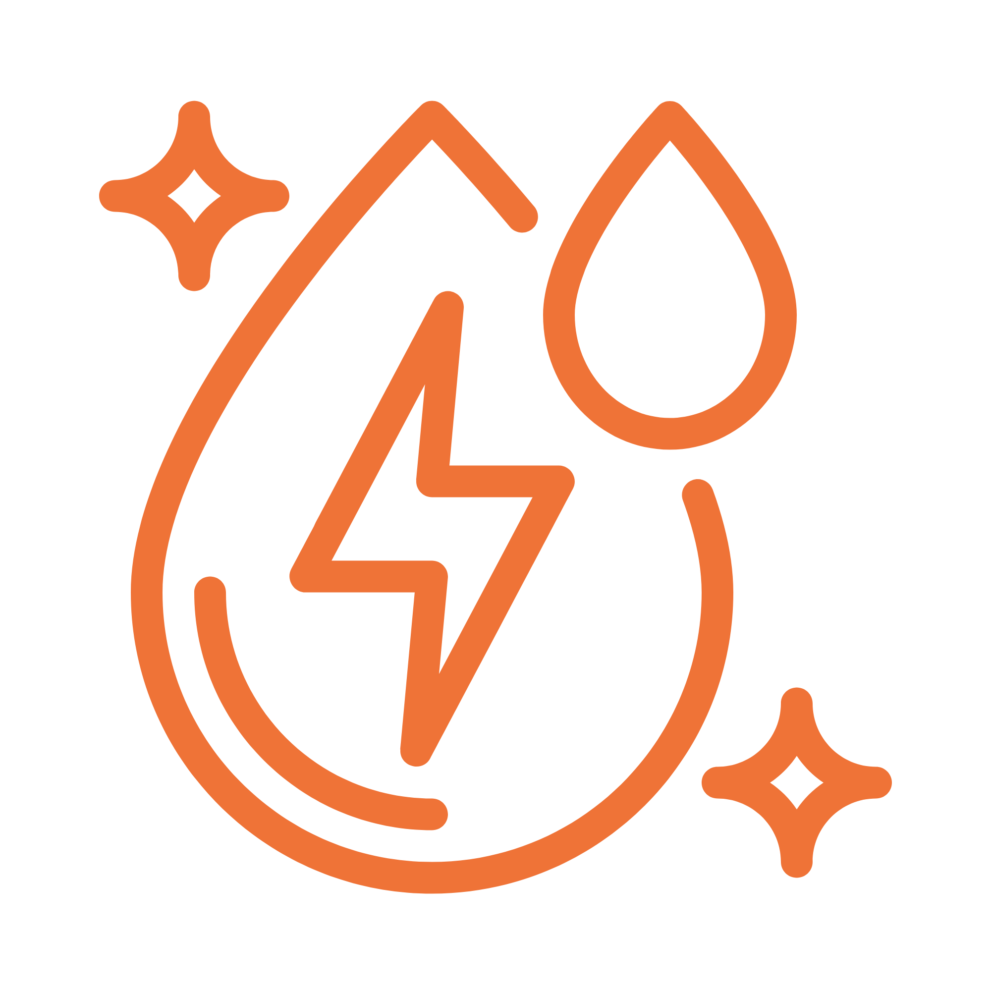 Clean energy future icon
