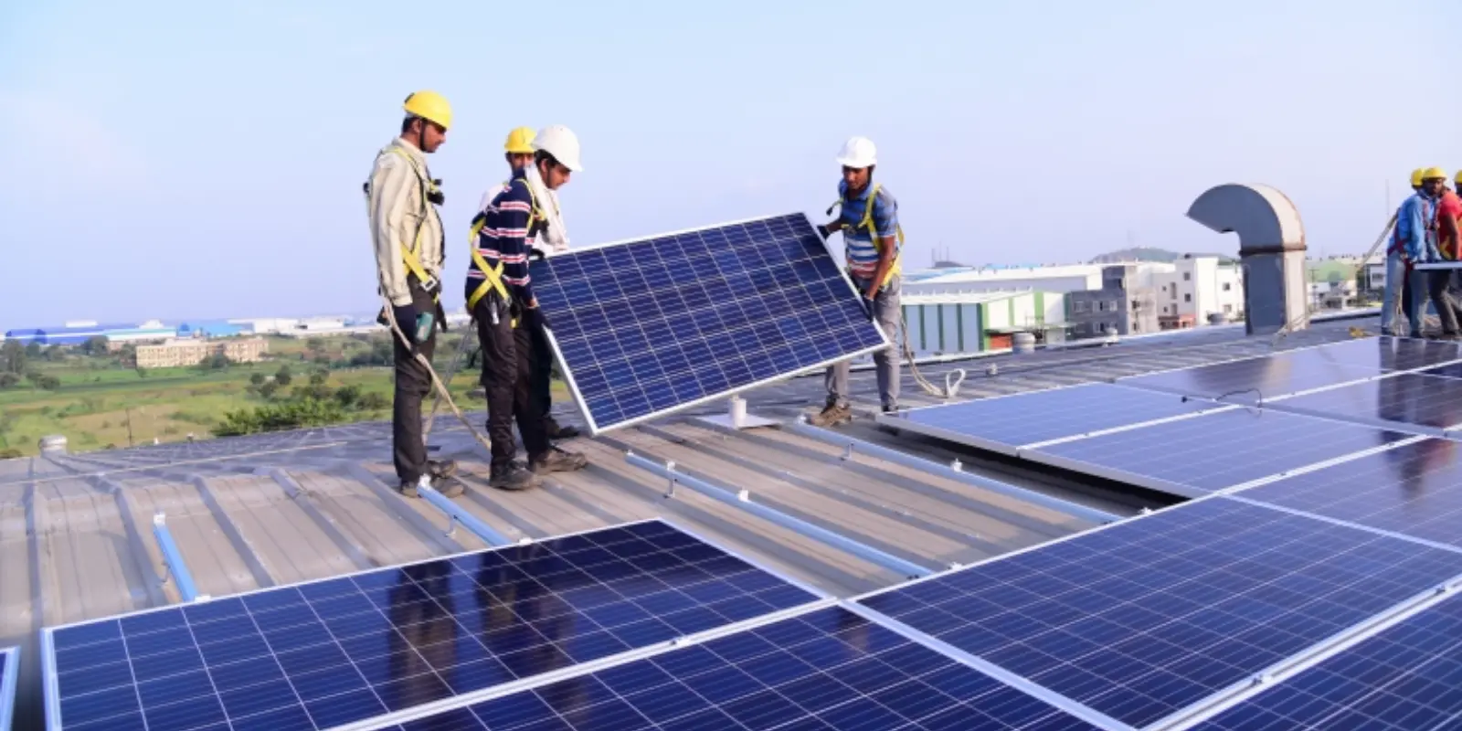 Residential solar rooftop installation
