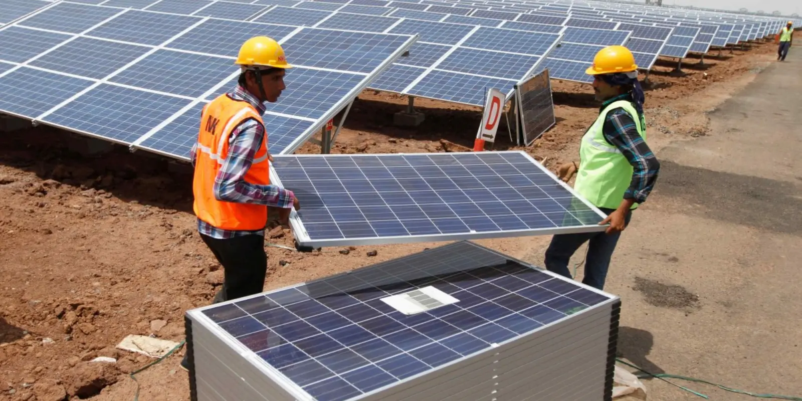 Industrial solar project